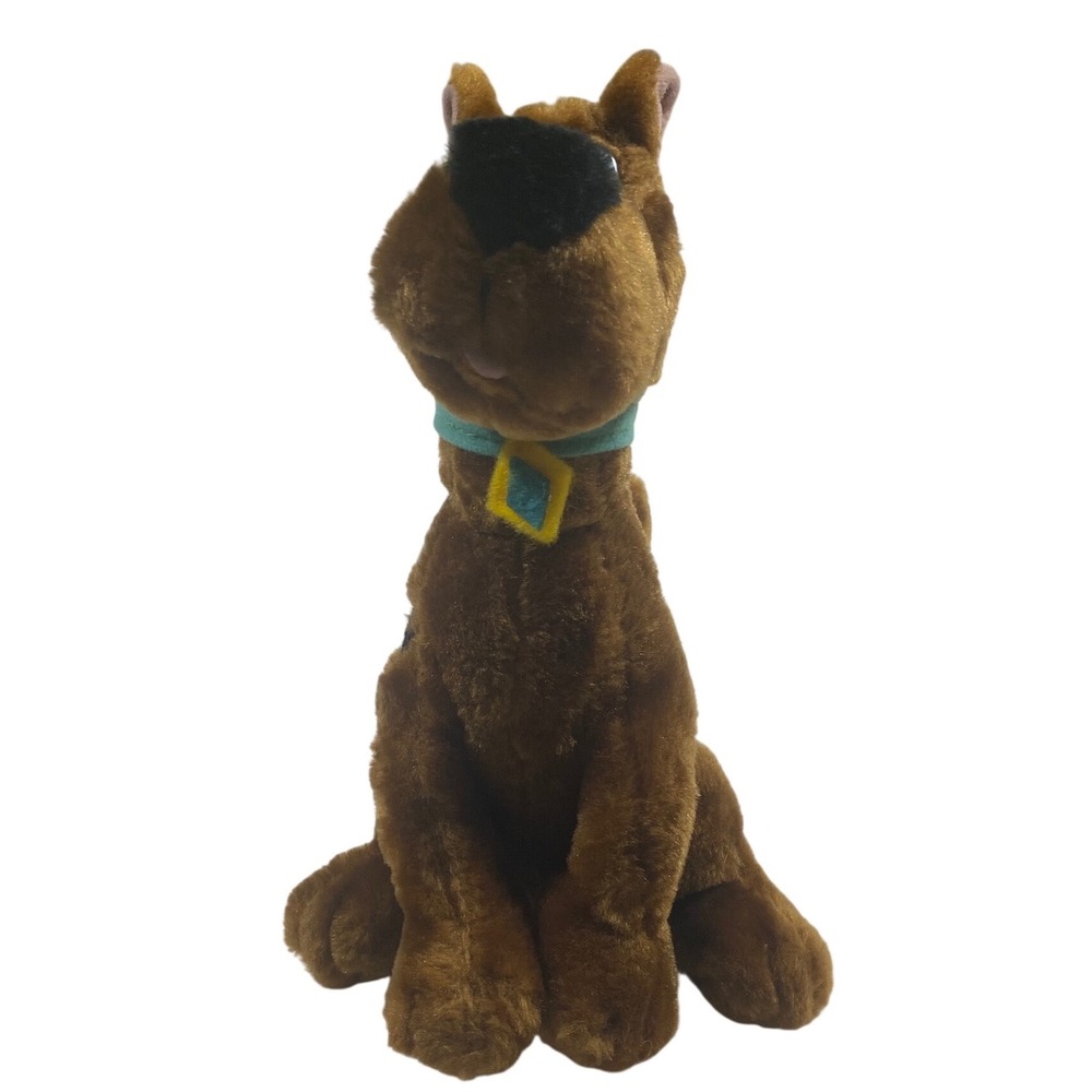 Cartoon Network Scooby Doo Plush Brown Dog Stuffed Animal Cartoon Network Tag - Picture 2 of 6